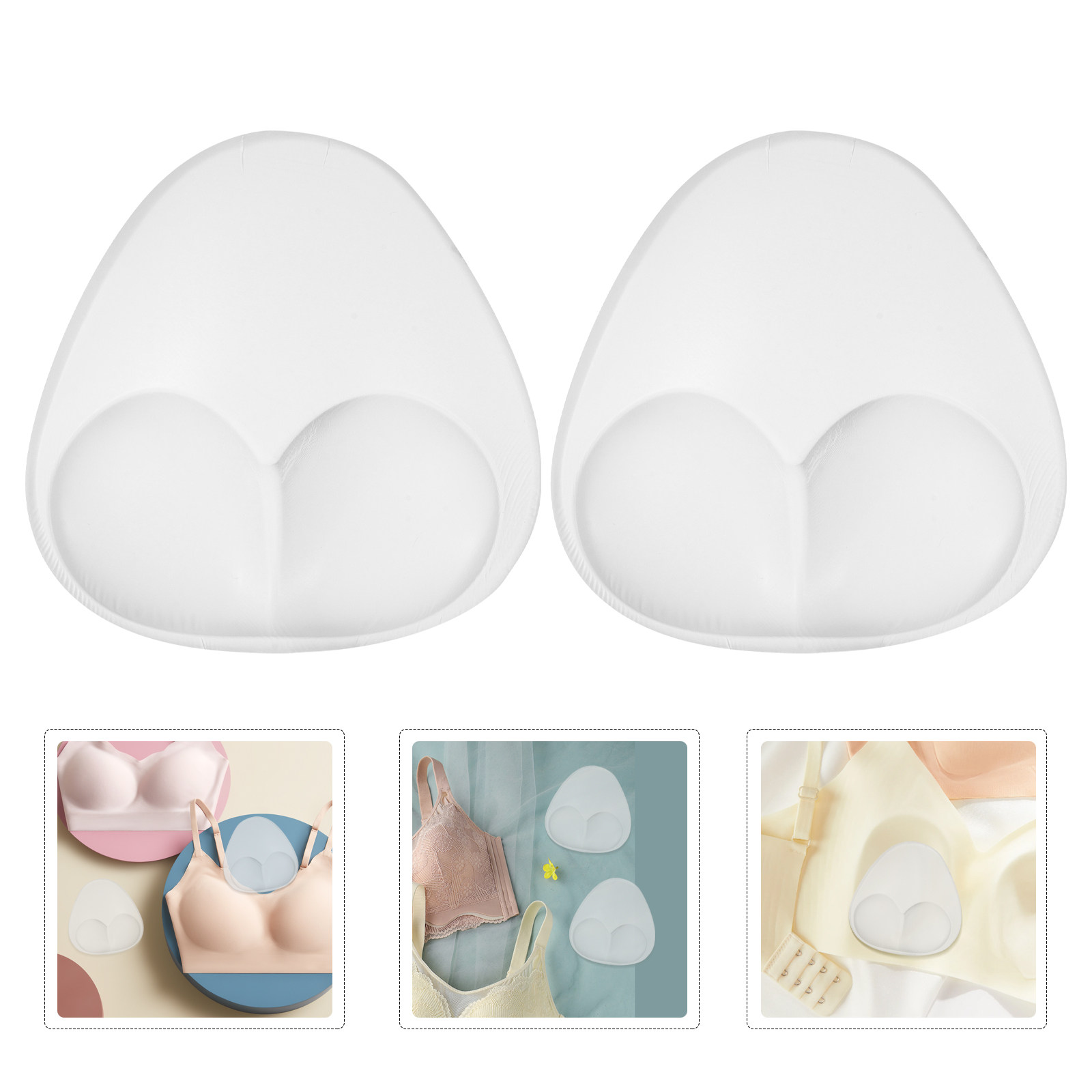 1 Par de Almofadas de Silicone - Push Up Bra Silicone avaliação e preço