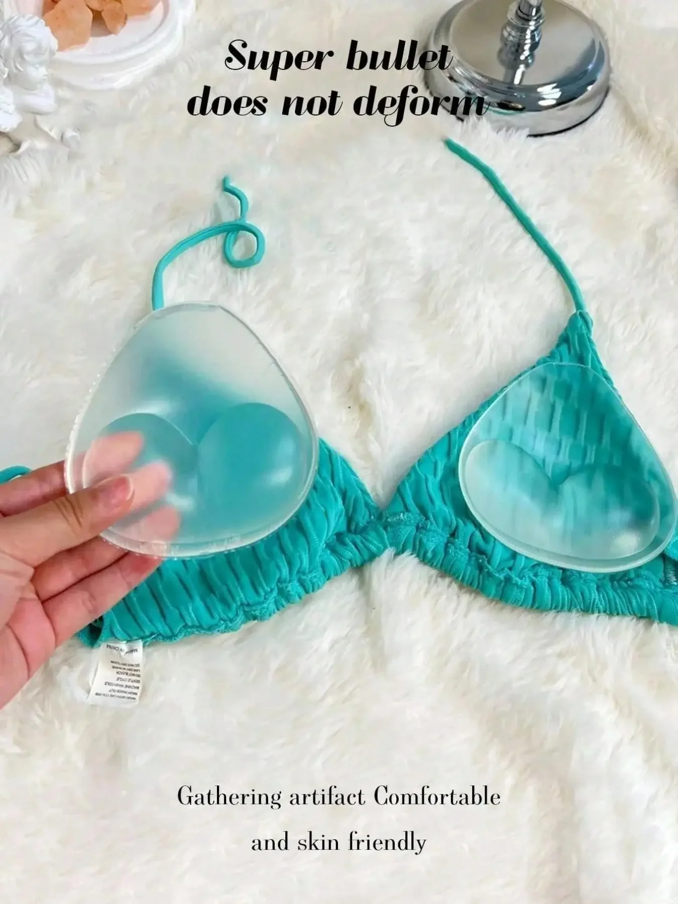 1 Par de Inserções de Silicone - Push Up Bra Silicone avaliação e preço