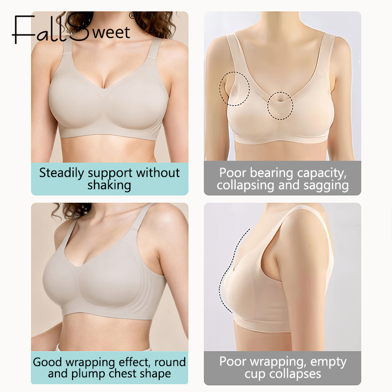 Fallsweet feminino push-up sut - Mastectomy Bra Pocket avaliação e preço
