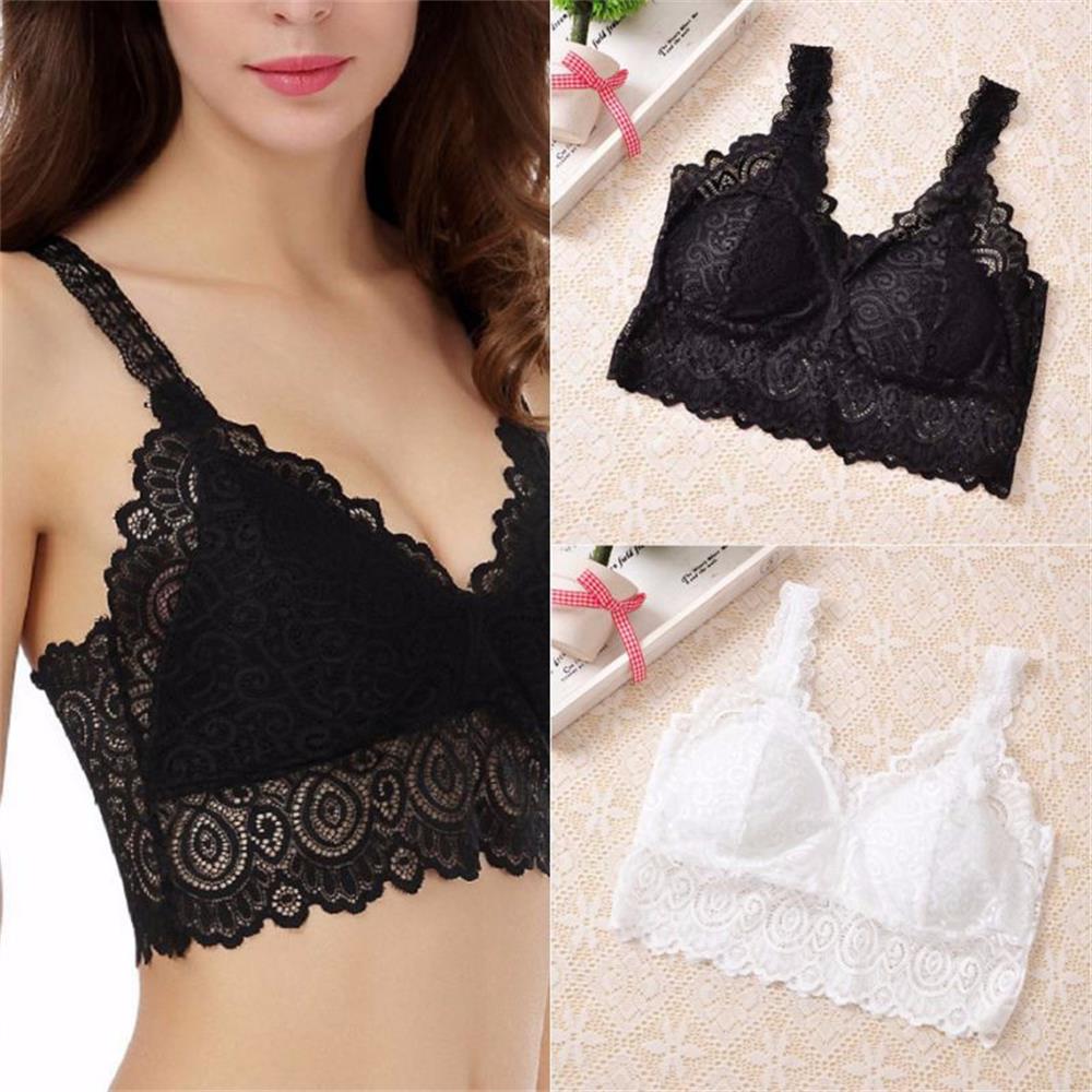 Verão feminino rendas algodão  - T Shirt Bra Seamless avaliação e preço