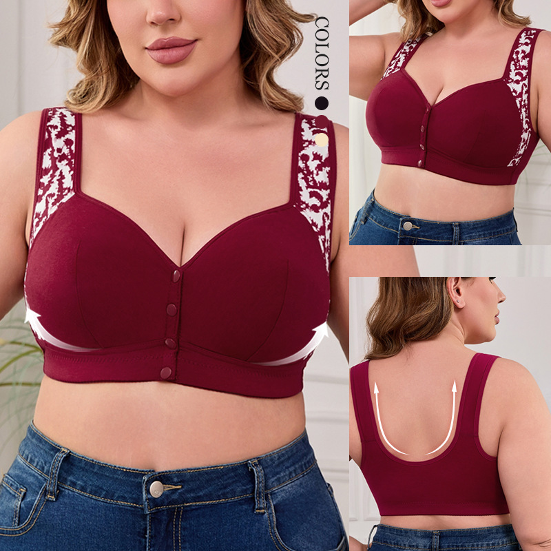 Sutiã Plus Size XL-7XL com Fec - Wirefree Bra Comfort avaliação e preço
