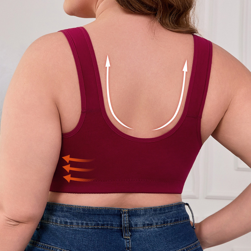 Sutiã Plus Size XL-7XL com Fec - Wirefree Bra Comfort avaliação e preço